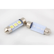 Лампа диодна 12В салону 36м 3-SMD 5050 LED (2 шт.)