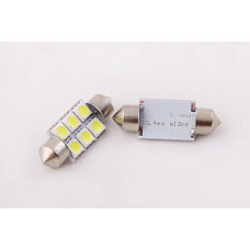 Лампа диодна 24В салону 36м 6-SMD 5050 LED (2 шт.)