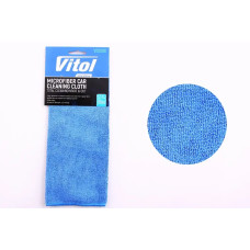 Ганчірка мікрофібра універсальна 30*30см Vitol синя