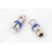 Лампа диодна 12В T 8.5 синя 5-SMD 5050 LED (2 шт.)