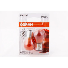 Лампа 12В 21 Вт оранж. PY21W Osram (2 шт.)