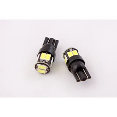 Лампа диодна 12В безцок. T10 10-SMD 5630 LED (2 шт.)