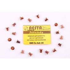 Заклепки зчеплення 2101 Аesta 4*6 (20 шт).