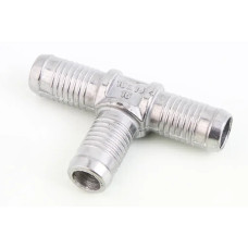 Зєднання під шланг тройник d16*16*16м алюм. Atiker