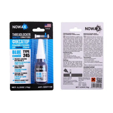 Фіксатор різьбарних з єднань Nowax 10г синій
