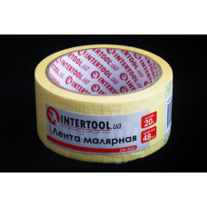 Матч малярний 80 градусів 48м 20м жовтий Intertool