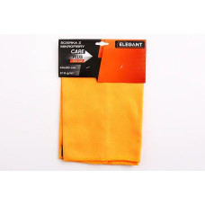 Ганчірка мікрофібра велюрова Elegant помаранчуючи 40*30см 210g/m2