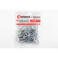 Заклепка алюмінієва Intertool 4.8 х 12ммм (50 шт.)