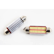 Лампа диодна 12В салону 41 24-SMD 3014 CAN з радіатором LED (2 шт).