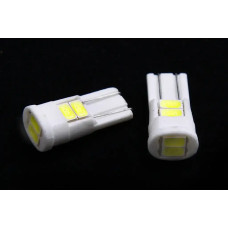 Лампа діодна 12В безцок. T10 6-SMD 5730 Cyclone (2 шт.)