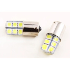 Лампа диодна 12В T25 12-SMD 5050 силікон LED (2 шт.)