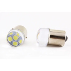 Лампа диодна 12В T25 9-SMD 3030 скло LED (2 шт.)