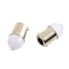 Лампа диодна 12В T25 9-SMD 3030 скло конус матова LED (2 шт).