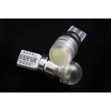 Лампа диодна 12В безцок. T10 COB-02 CAN скло з радіатором LED (2 шт).
