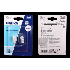 Лампа діодна 12В безцок. T10 Narva 6000K (2 шт.)