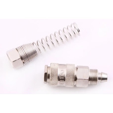 Зєднання на шлангу з пружиною 8.0*12м Intertool