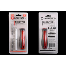 Викрутка 6 в 1 Intertool обрізана ручка