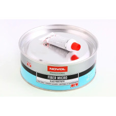Шпатляка зі скловолокном Novol Fiber Micro 1.00кг + відвердувач 0.025 кг