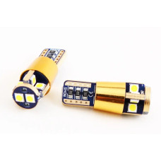 Лампа діодна 12В безцок. T10 10-SMD 3030-hilips CAN Cyclone 600lm (2 шт.)