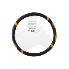 Оплітка на кермо M inDrive IDS-3919-M-BK чорний/коричневий