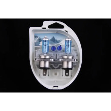 Лампа галогована 12В H4/P43t hilips 60/55 4200К White Vision Ultra (2 шт.) + 2безцок. W5W