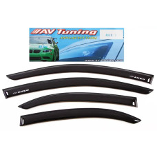 Вітрики на двері Aveo III AV Tuning самоклеющ. (4 шт.)
