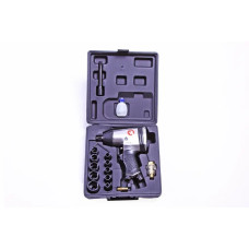 Гайкерт пневмат. 1/2 Intertool 345Нм, 7000 об/мін + головки (17 ед.)