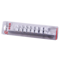Набір голівок 3/8 Torx 8 ед. Intertool E5-E16 на планці