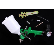 Intertool HVLP 1.3м в/б пластик 600мл + редуктор