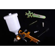 Intertool HVLP 1.5м в/б пластик 600мл