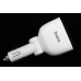 Hoco білий/черний розвідник з вольтометром 1-2 + 2USB 3.1A