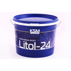 Смазка Литол-24 пластм. відро 2.7 кг KSM Protec