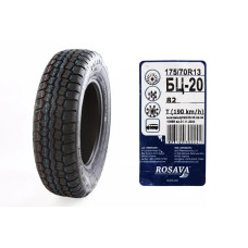 Шина 175/70R13 всесезонна 82T Rosava БЦ-20