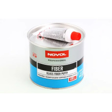 Шпатляка зі скловолокном Novol Fiber 0.60кг + відвердувач 0.02кг