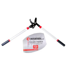 Сучкоріз садовий з алюм. ручками 730 мм Intertool (d гума до 40 мм)